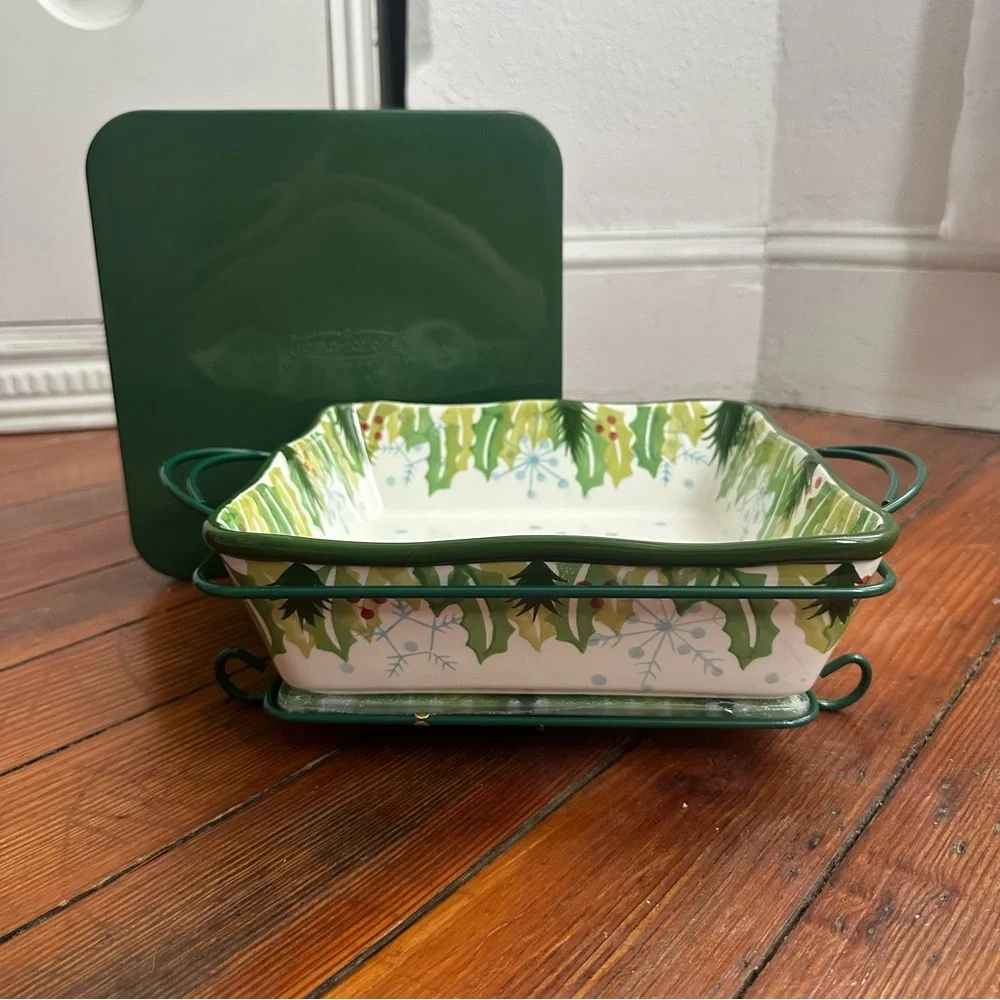 NOS NWT VTG 2000s Temp-tations Presentable Ovenware by Tara set in Homet…